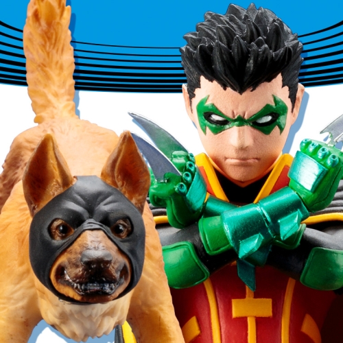 DC COMICS SUPER SONS ROBIN AND ACE THE BAT-HOUND 2-PACK ARTFX+ STATUES