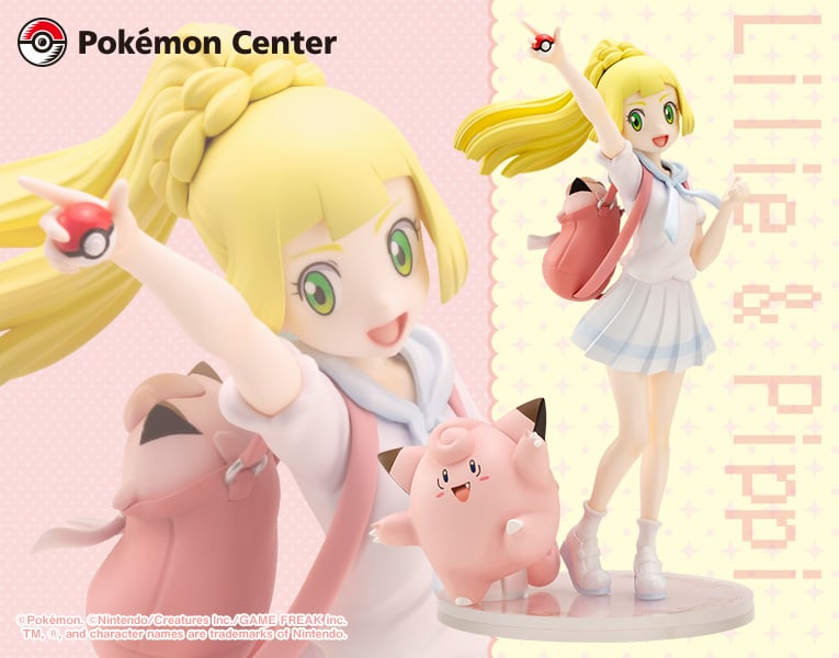 新品 ポケモン がんばリーリエ＆ピッピ 1/8 完成品フィギュア