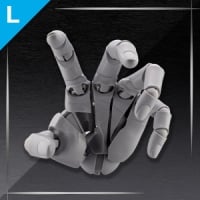 ARTIST SUPPORT ITEM HAND MODEL/L -GRAY-