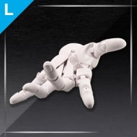 ARTIST SUPPORT ITEM HAND MODEL/L -WHITE-