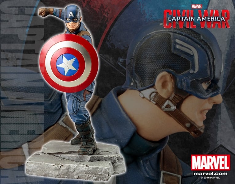 CAPTAIN AMERICA: CIVIL WAR MOVIE CAPTAIN AMERICA ARTFX+ STATUE