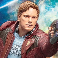 GUARDIANS OF THE GALAXY VOL. 2 STAR-LORD WITH GROOT ARTFX STATUE