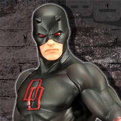 MARVEL THE DEFENDERS SERIES DAREDEVIL BLACK SUIT ARTFX+ STATUE