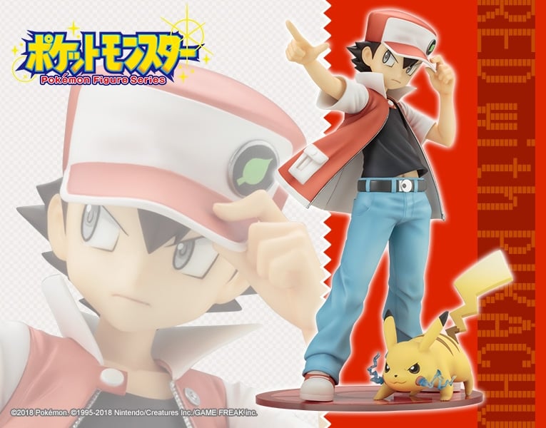 POKEMON RED WITH PIKACHU ARTFX J STATUE