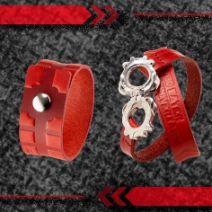 GOD EATER 10th Anniversary レザーバングル GOD EATERver./AGEver.