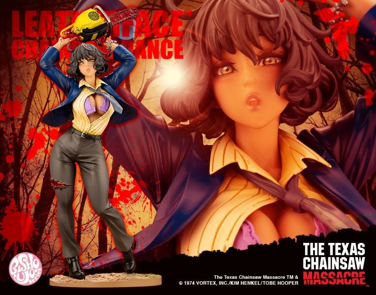 THE TEXAS CHAINSAW MASSACRE LEATHERFACE CHAINSAW DANCE BISHOUJO STATUE