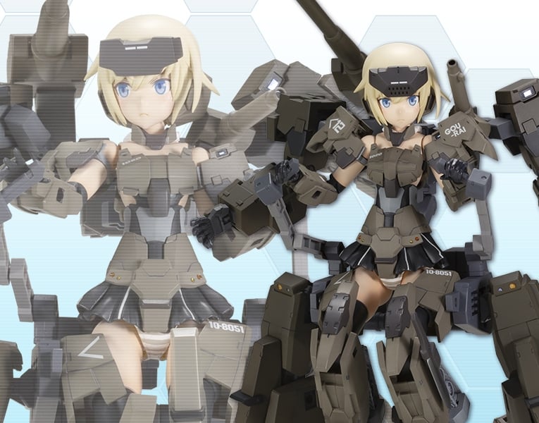 FRAME ARMS GIRL GOURAI-KAI with EXOSUIT GOURAI