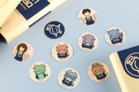 かいじゅうせかいせいふく オニオン書房 フレークシール