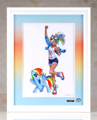Chara Fine Graph MY LITTLE PONY BISHOUJO RAINBOW DASH