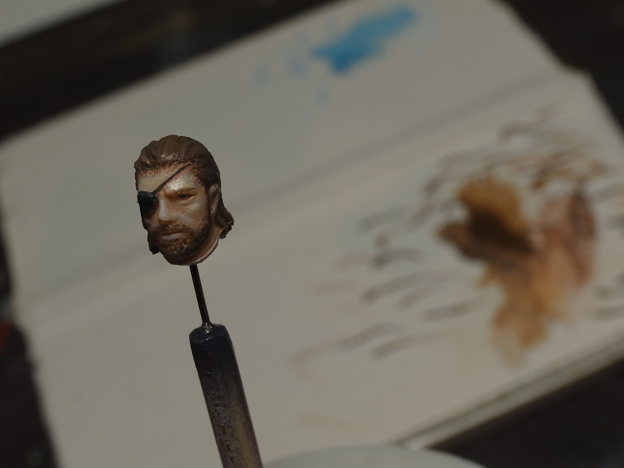 1 35スネーク塗装how Toその２ フィギュアの命 お顔の塗装 壽 プラモlabo