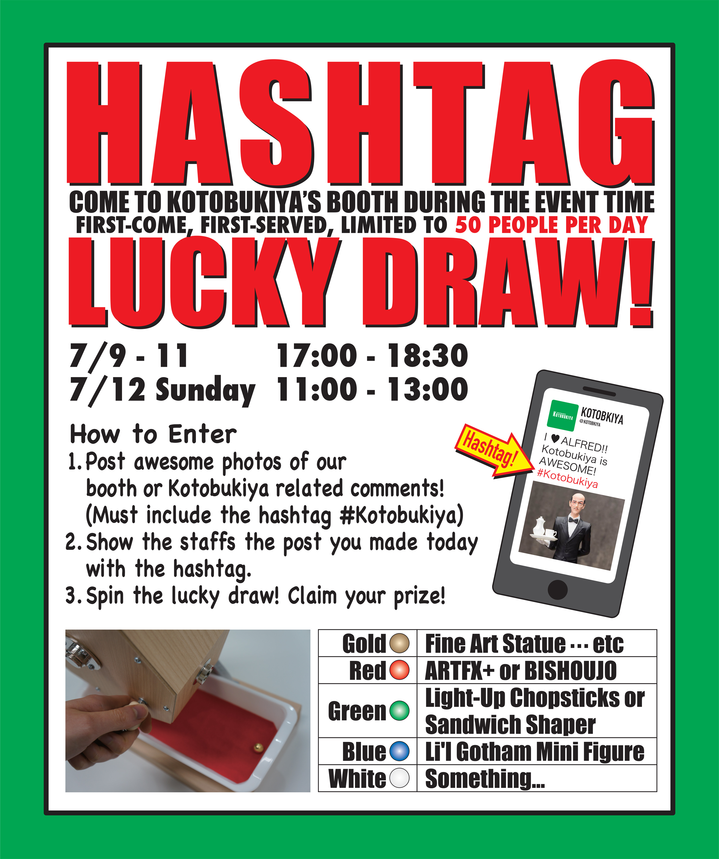 sns raffle draw time