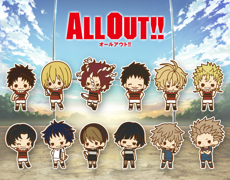 ラバーストラップコレクション ALL OUT!! | es・男性キャラ | KOTOBUKIYA