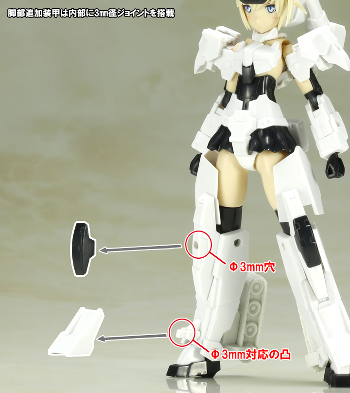 フレームアームズ・ガール Blu-ray 限定プラモデル「轟雷改」テスト 