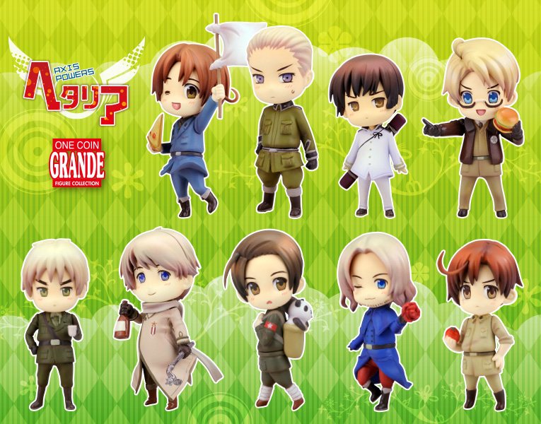 ワンコイングランデフィギュアコレクション ヘタリアaxis Powers リニューアルパッケージ版 入荷日のご案内 コトブキヤはやみみブログ