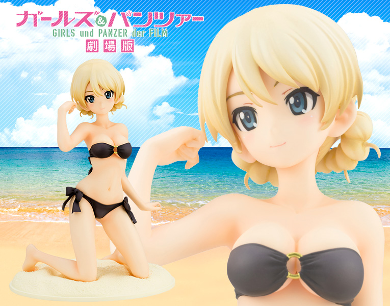 ガールズ パンツァー 劇場版 ダージリン 水着ver フィギュア Kotobukiya