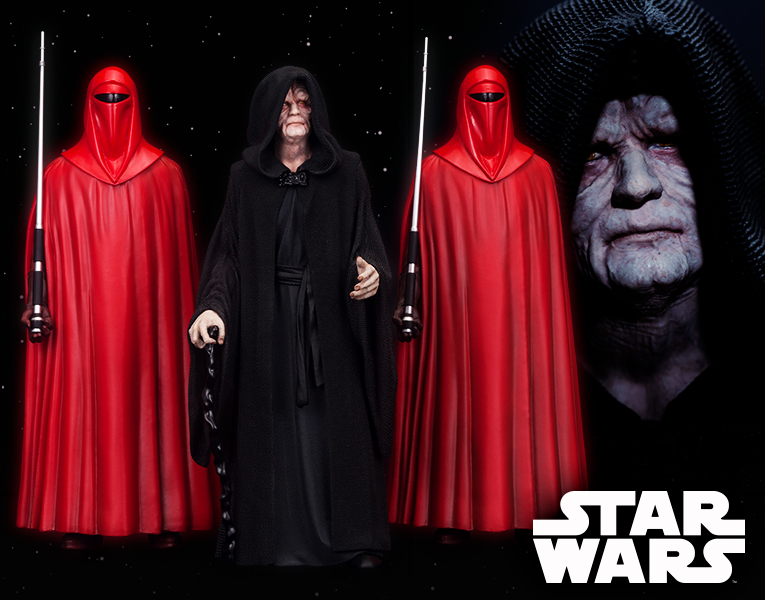 スター・ウォーズ ARTFX+ パルパティーン皇帝 with ロイヤル・ガード 3パック | フィギュア | KOTOBUKIYA