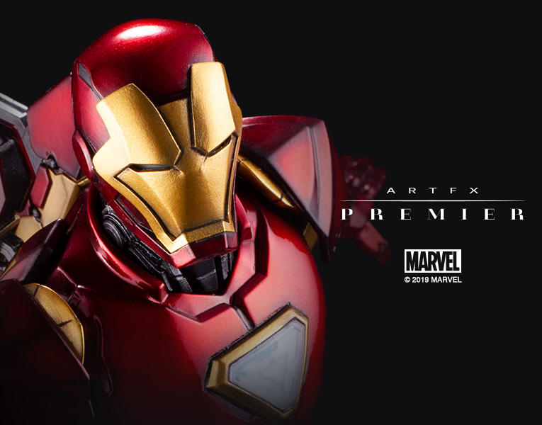 売れ筋ランキング アイスブルー ショップARTFX PREMIER MARVEL UNIVERSE アイアンマン 10スケール PVC製  塗装済み簡易組立フィギュア