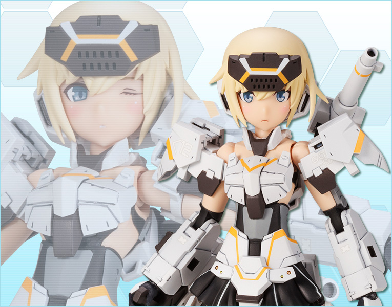 Kotobukiya / Frame Arms Girl 骨裝機娘 / 轟雷改 白 Ver.2 / 組裝模型