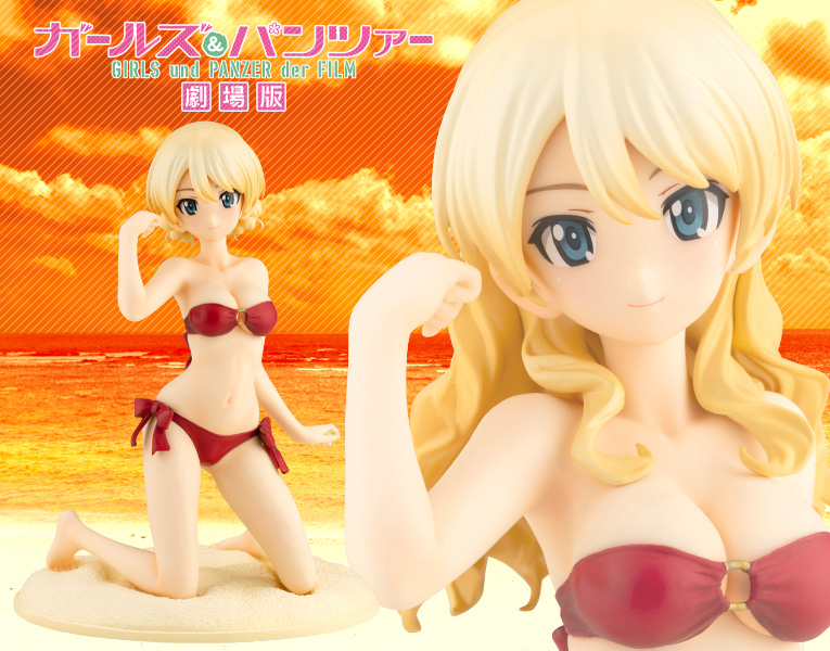 ガールズ パンツァー 劇場版 ダージリン 水着ver 限定版 コトブキヤショップ限定品 フィギュア Kotobukiya