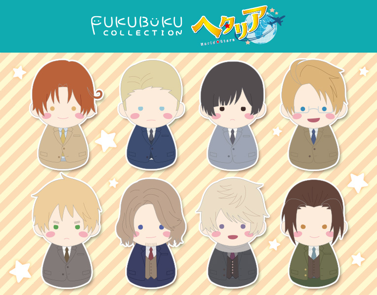 FUKUBUKU COLLECTION ヘタリア World☆Stars トレーディングマスコット 