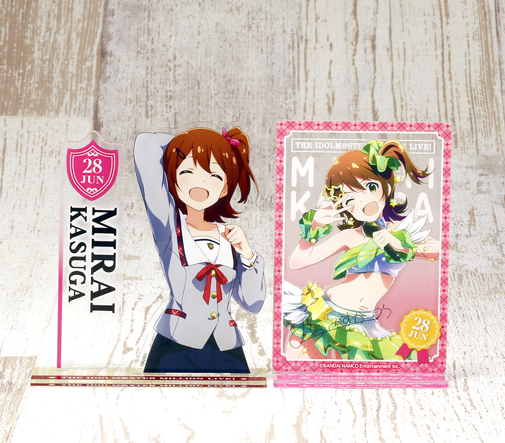 発売直前 アイドルマスター ミリオンライブ バースデーアクリルカードスタンドのご紹介 コトブキヤはやみみブログ