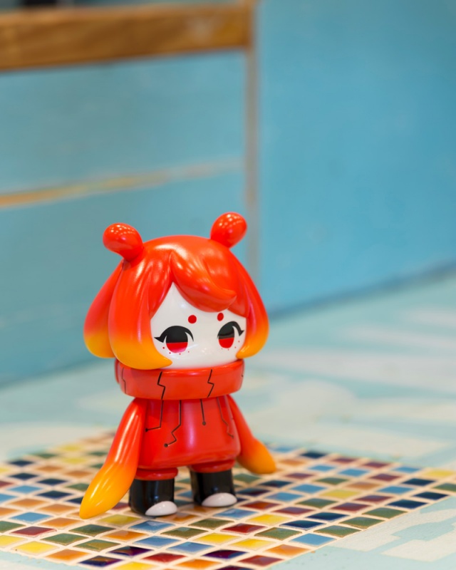 デンシタコ3号 デンシウサギ9号 モノカラー ソフビ 1/6計画