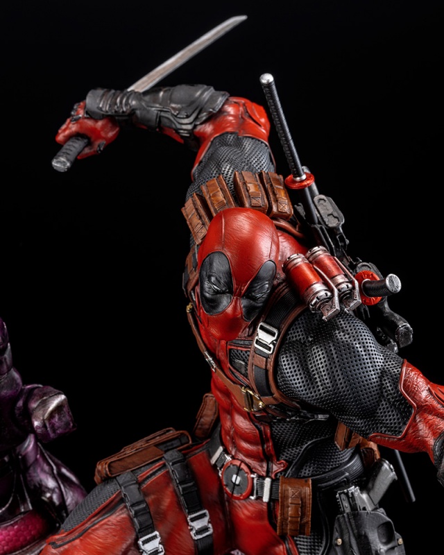 Marvel Universe デッドプール Fine Art Statue シグネチャーシリーズ Feat Kucharek Brothers フィギュア Kotobukiya