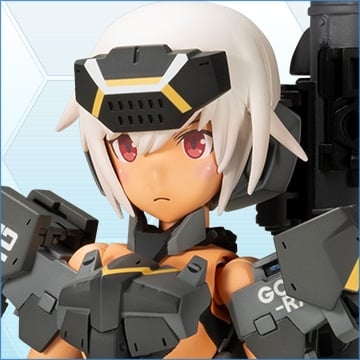 フレームアームズ・ガール 轟雷改[黒]  with FGM148タイプ 対戦車ミサイル